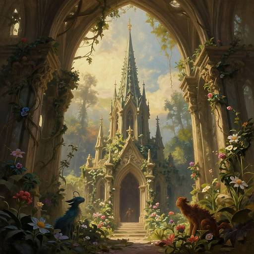 Enchanted Ancient Ruined Spire