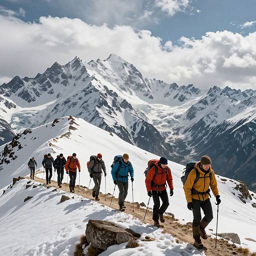 Trailblazer Leading Mountain Expedition