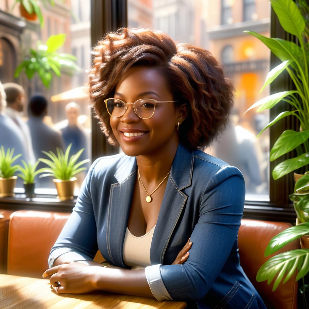 Viola Davis in Charming Soho Café