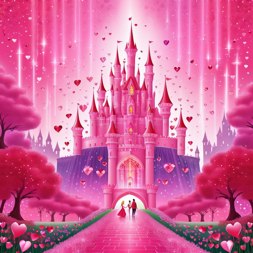 Enchanting Valentine’s Day Crystal Castle