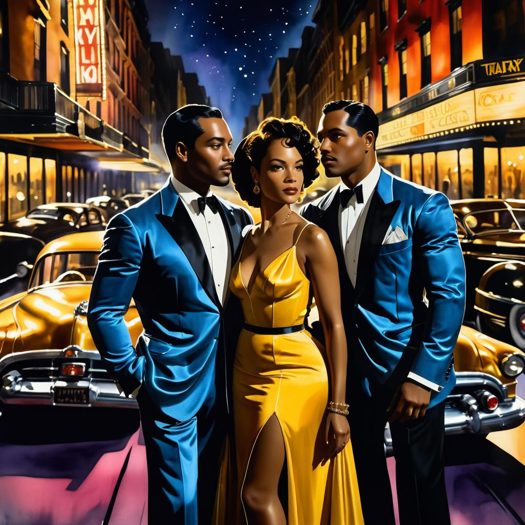 Vivid Harlem Nights with Elegant Figures