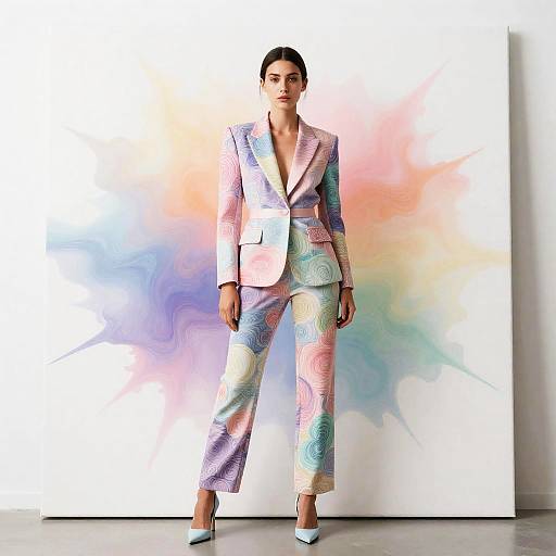 Surreal Pastel Fashion Explosion