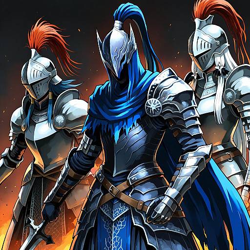 Illustration of Artorias the abysswalker, dark souls (series) in the style of Pageratta