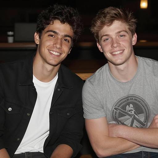 Portrait of Smiling Friends in Casual Attire