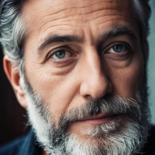 Mature Man with Thoughtful Expression