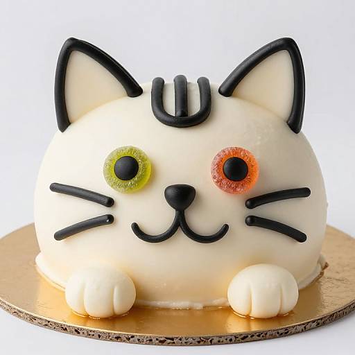 Adorable Kitty Cake Decoration