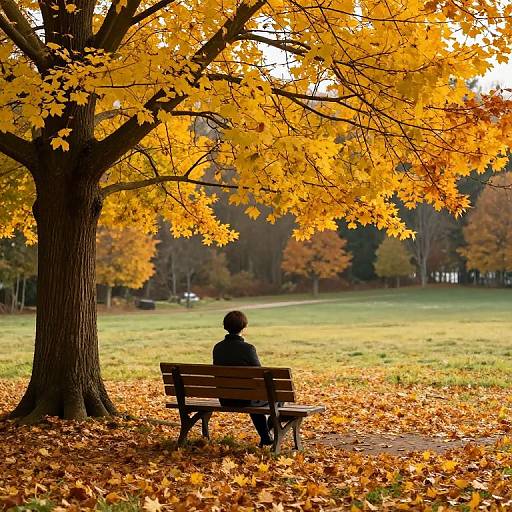 Autumn Serenity in Rural Tranquility