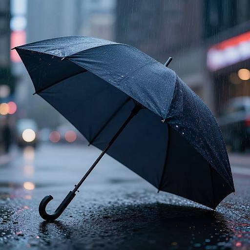 Joe Biden in Rainy Cinematic Scene