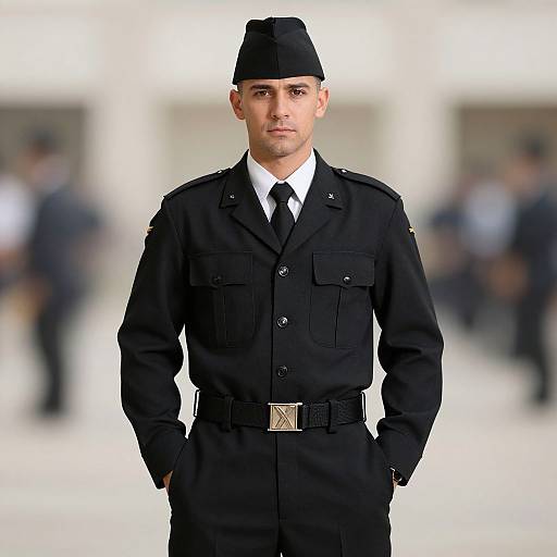 Realistic Male Airline Pilot Uniform