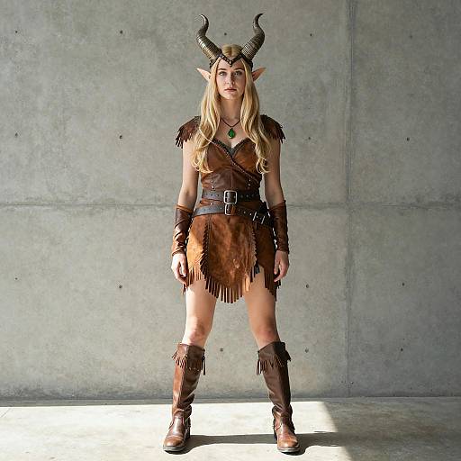 Elven Goddess in Fantasy Costume