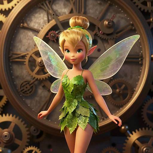 Cinematic TinkerBell in a Clock World
