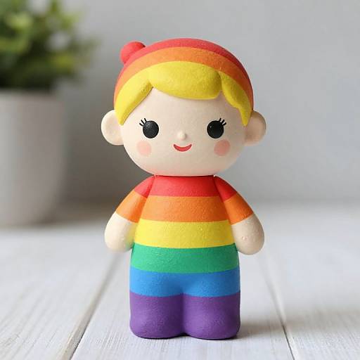 Rainbow Marriage Equality Collectible Doll