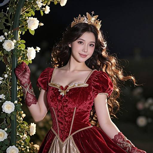 Realistic Red Princess Jasmine Costume