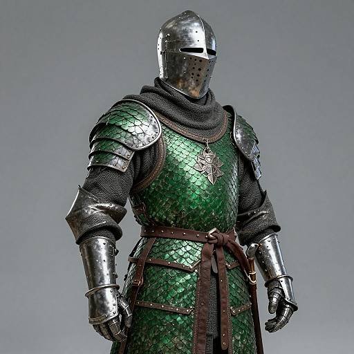 Hyper-Realistic Medieval Warrior Armor