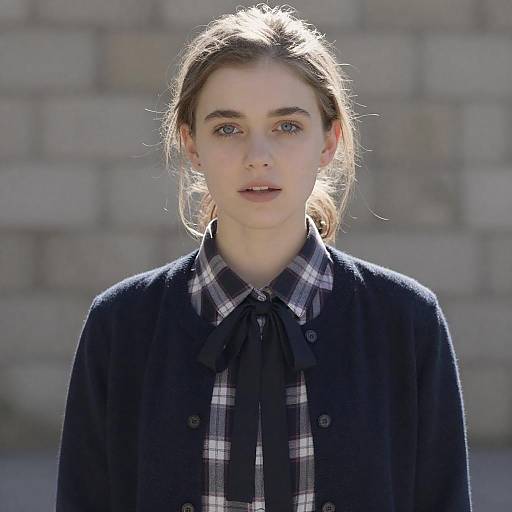 Portrait of Young Woman in Nature