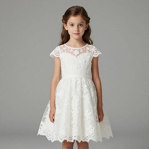 Elegant Mélanie Flower Girl Dress