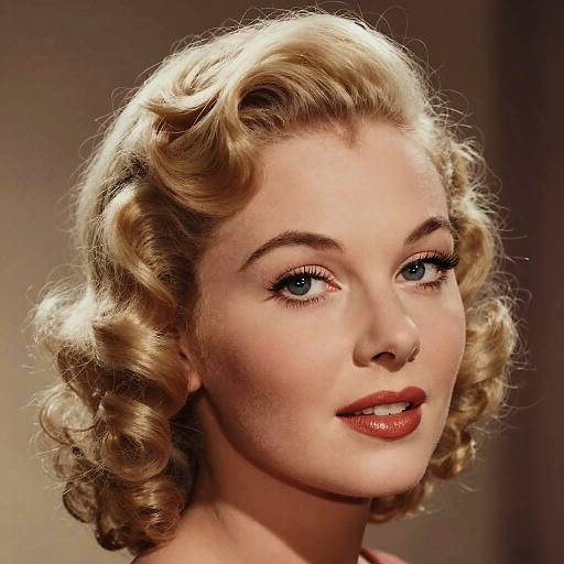 Vintage Shirley Temple Golden Blonde Portrait