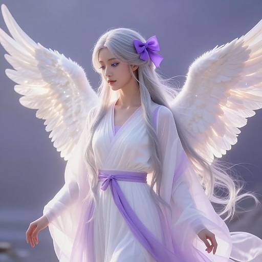 Graceful Ethereal Female Angel
