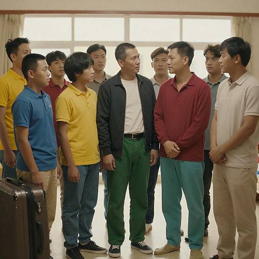 Dynamic Gatherings: Asian Men and Boys