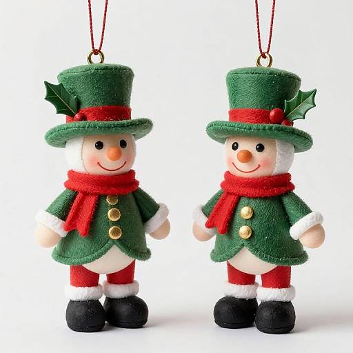 Dickens-Inspired Handcrafted Christmas Carollers