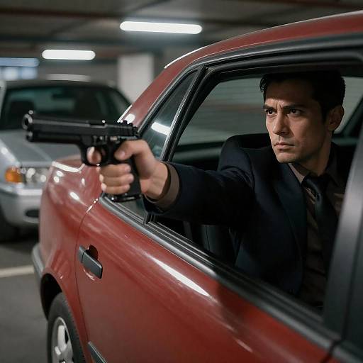 Intense Confrontation in Parking Garage