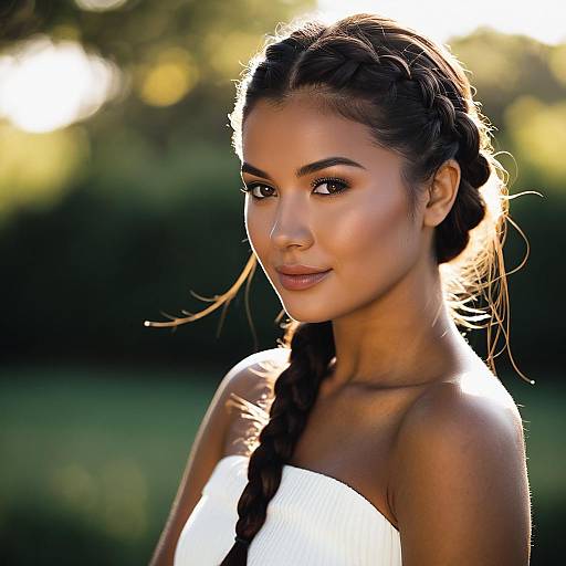 Elegant Portrait of a Young Woman