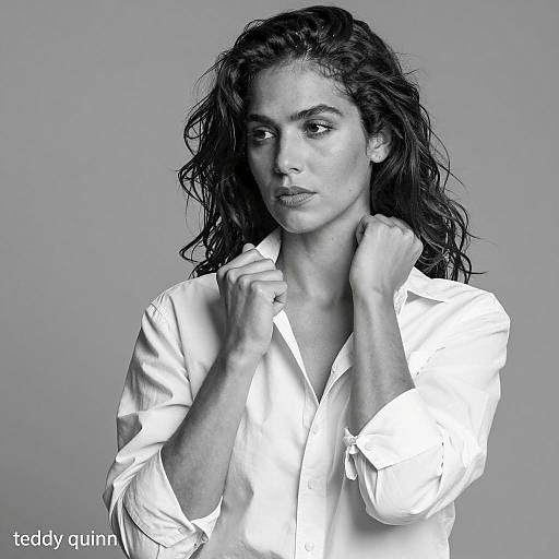 Striking Monochrome Portrait of a Woman