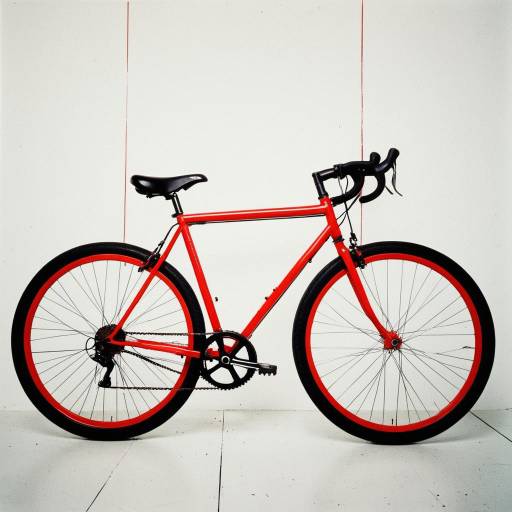 Bright Red Road Bicycle