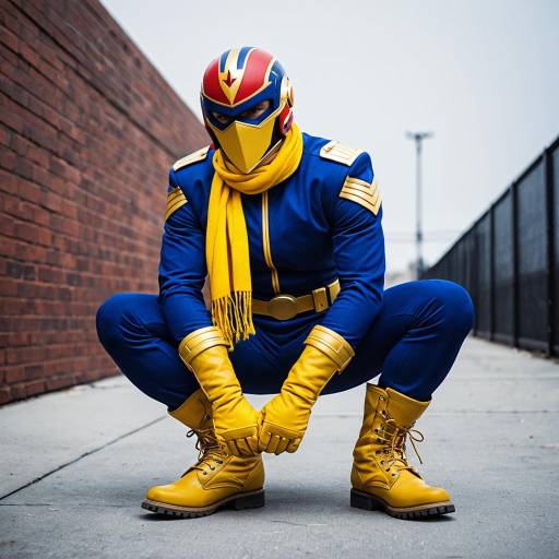Vivid Captain Falcon Cosplay Costume Design