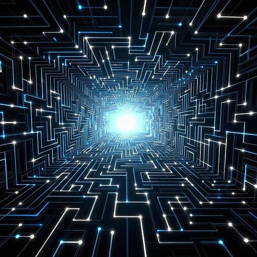 Infinite Digital Labyrinth Toward Light