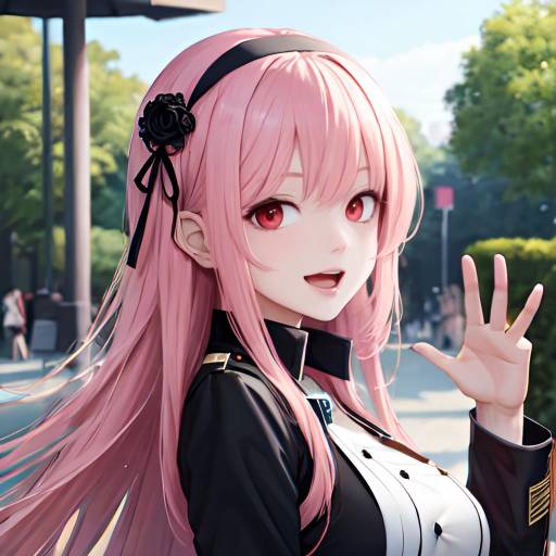 Aesthetic Yuno Gasai in Gothic Style
