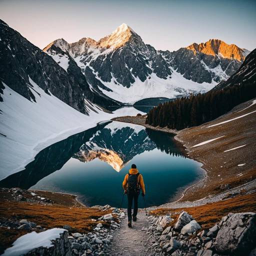 Majestic Sunrise Landscape with DND Giant