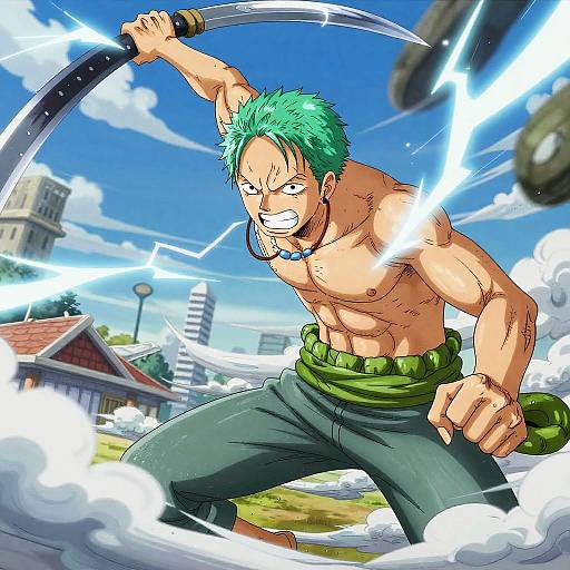 Nami One Piece Time Skip Battle