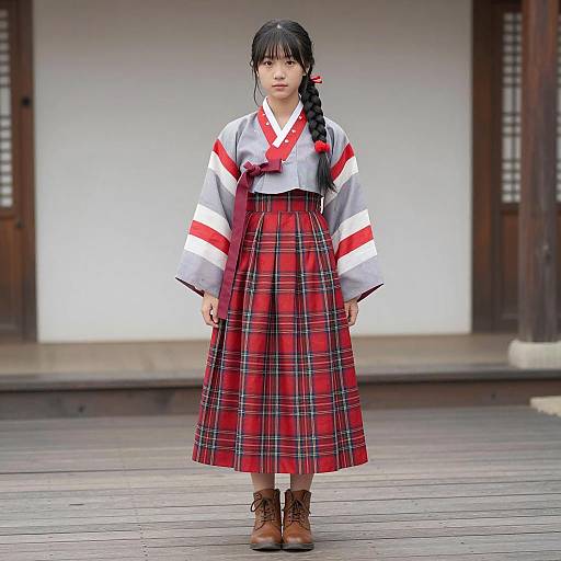 Hisoka-Inspired Traditional Korean Costume Shoot