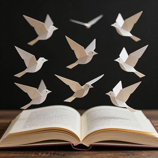 Paper Birds of Wisdom Take Flight