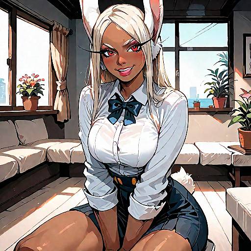 Seductive Anime Scene with Mirko