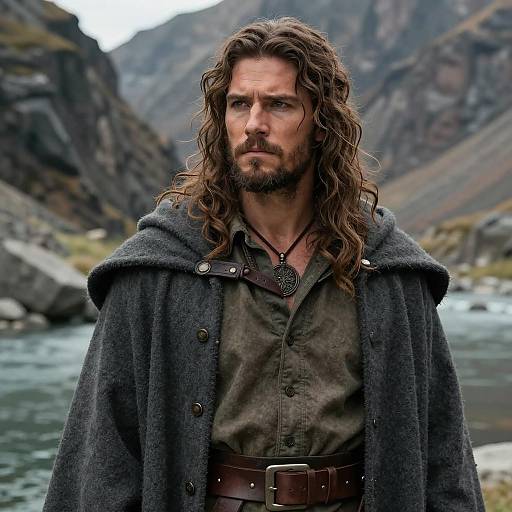 Handsome Ahab in Rugged Adventure Costume