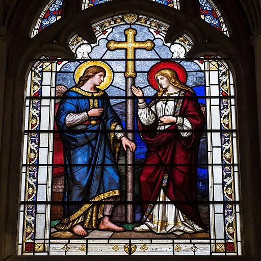 Manchester Cathedral Stained Glass Art