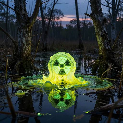 Radioactive Goo in Mysterious Swamp