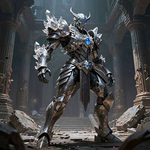 Epiform Biomechanical Warrior in Ruins
