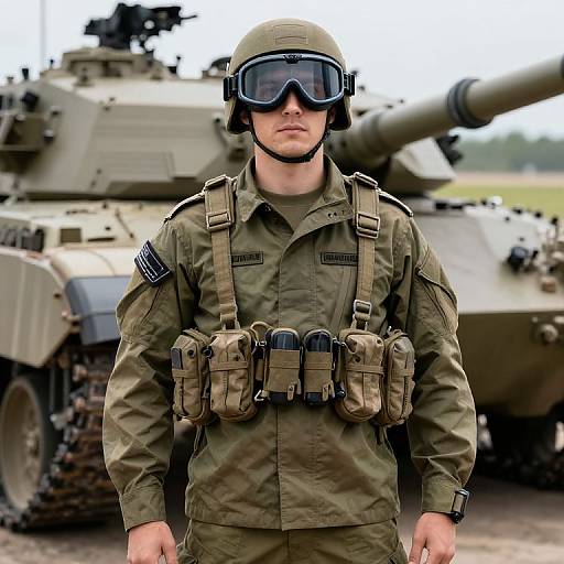 Military Surplus Uniform by Tank