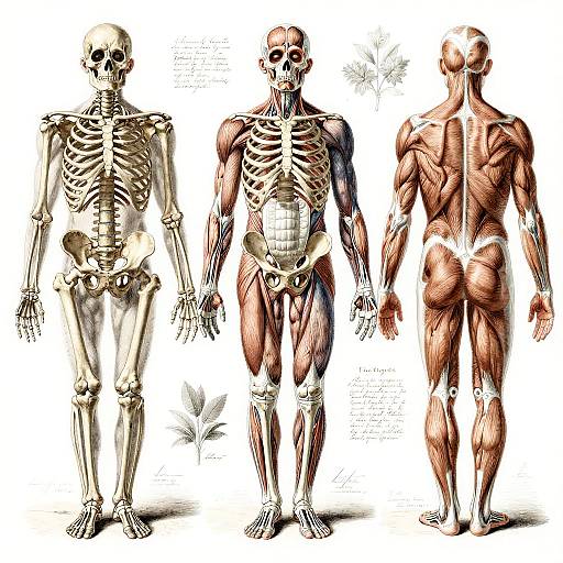 Victorian Anatomy Vintage Illustration