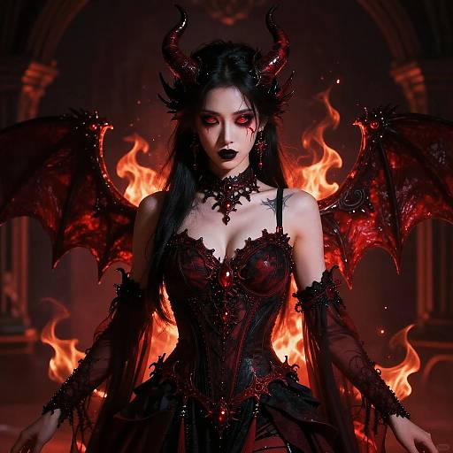Seductive Female Demon of Lust