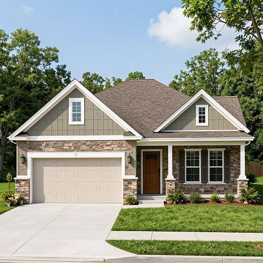 Charming Ranch Home with Stone Accents