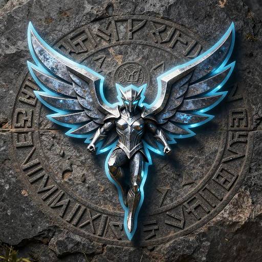 Valkyrie Wings Marvel Logo