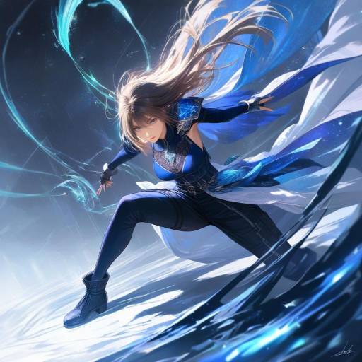 Epic Final Fantasy VII Girl at Dusk