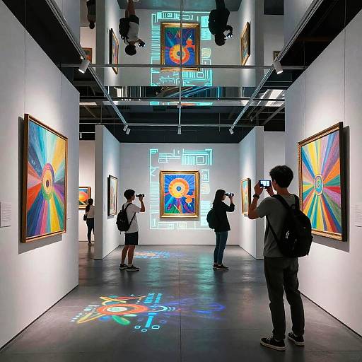 Immersive AI Virtual Art Gallery