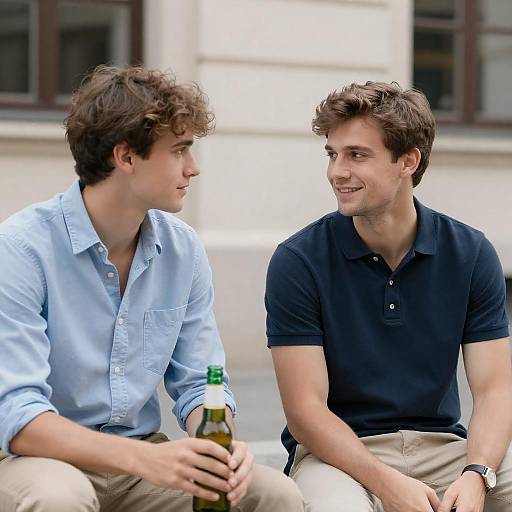 Casual Conversation Between Two Friends