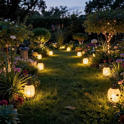 Enchanted Garden at Twilight Glow