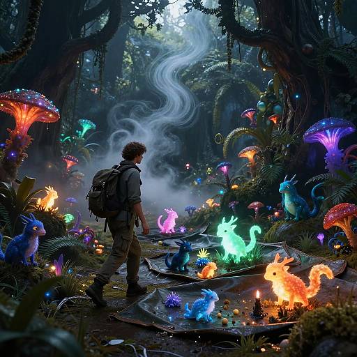 Fantasy Explorer at Glowing Tarpit